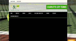 Desktop Screenshot of charlottecitytennis.com